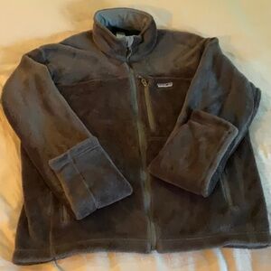 Patagonia Gray Zio Up Jacket Full-Zip Stand-Up Collar